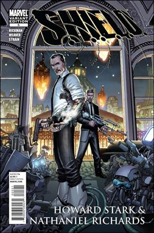 S.H.I.E.L.D. (2010) issue 5-B Dustin Weaver Cover