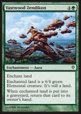 Magic the Gathering: Worldwake (Base Set) card 117 Vastwood Zendikon