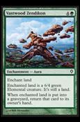 Magic the Gathering: Worldwake (Base Set) card 117 Vastwood Zendikon