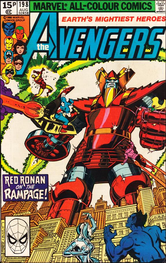 Avengers (1963) issue 198-B UK Price Cover