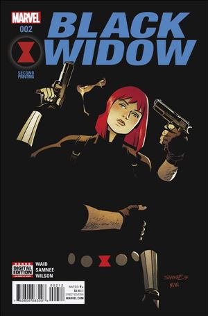 Black Widow (2016) issue 2-D Chris Samnee Cover (Second Printing)