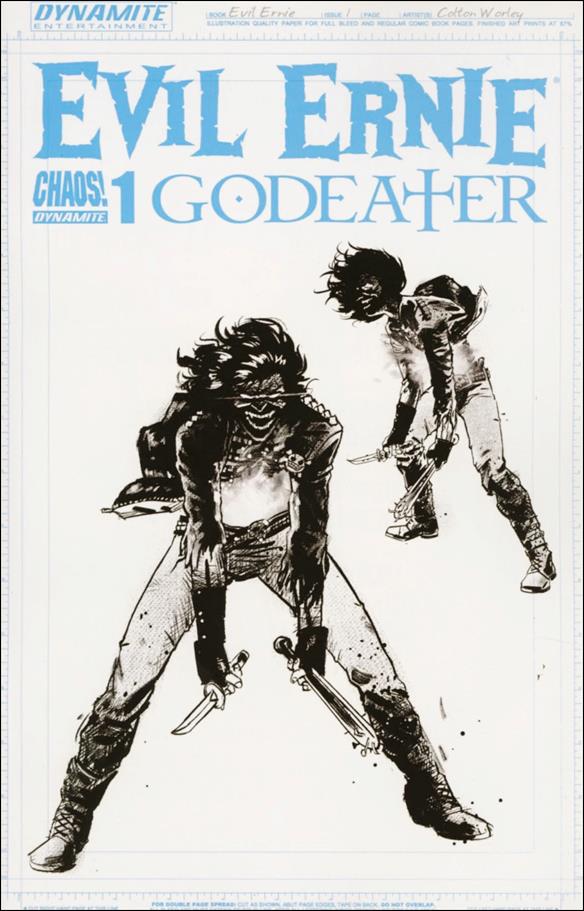 Evil Ernie: Godeater issue 1-D Colton Worley 1:10 Design Artboard Cover