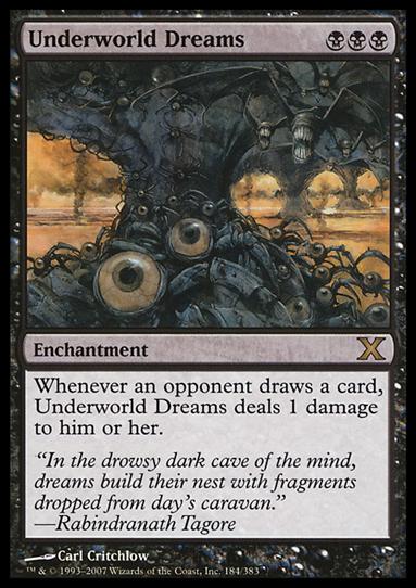 Magic the Gathering: 10th Edition (Base Set) card 184 Underworld Dreams