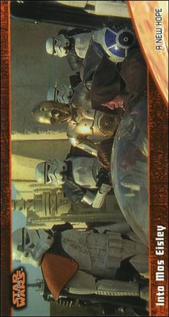 Star Wars Trilogy Widevision (Base Set) card 10 Into Mos Eisley