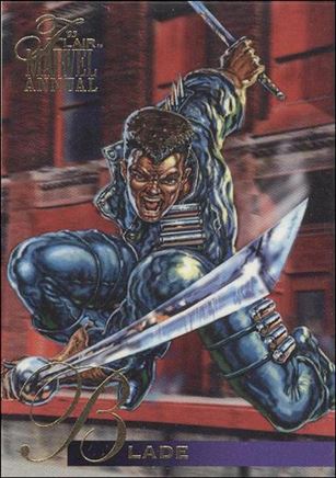 Marvel Annual Flair '95 (Base Set) card 126 Blade