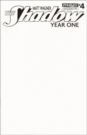 Shadow Year One issue 4-G Blank Authentix Cover