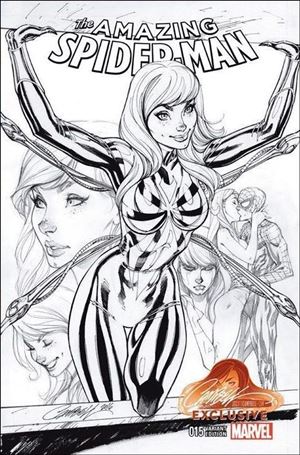 Amazing Spider-Man (2015) issue 15-F J. Scott Campbell jscottcampbell.com Sketch Cover