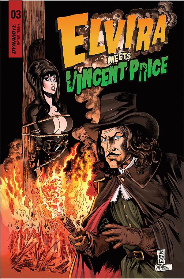 Elvira Meets Vincent Price issue 3 Dave Acosta Cover