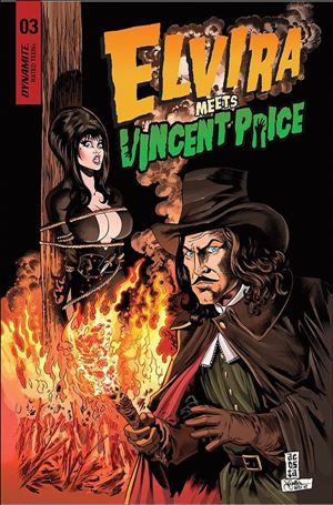 Elvira Meets Vincent Price issue 3 Dave Acosta Cover