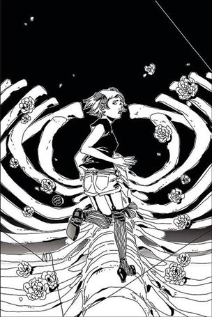 Maria Llovet's Porcelain issue 4-G Maria Llovet 1:30 Black & White Virgin Cover