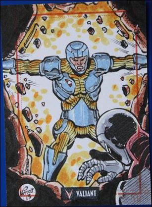 2013 Valiant Comics Preview Trading Card Set (Sketch Card Subset) card MB-10