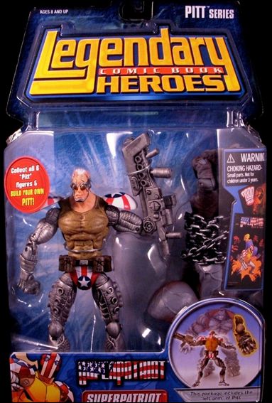Legendary Comic Book Heroes (Pitt Series) figure 4 SuperPatriot (Unmasked)