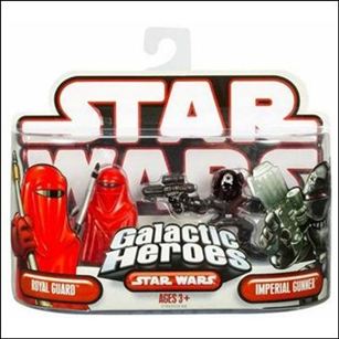 Star Wars: Galactic Heroes figure 45 Royal Guard and Imperial Gunner