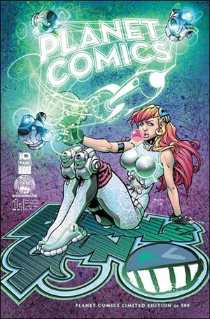 BubbleGun (2013) issue 1-D19 Mike Bowden Planet Comics Cover 1/500