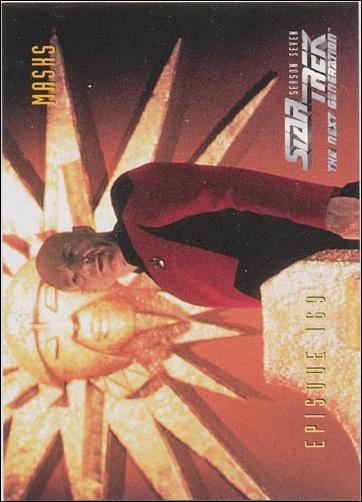 Star Trek: The Next Generation - The Episode Collection Season Seven (Base Set) card 695 Masks, Episode 169-B
