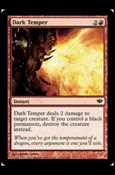 Magic the Gathering: Conflux (Base Set) card 61 Dark Temper