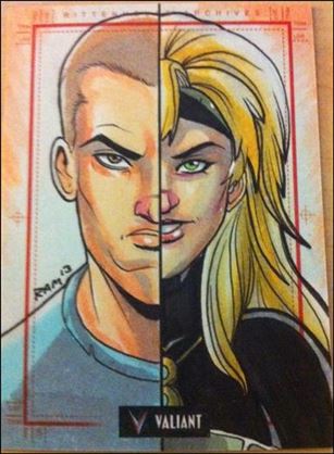 2013 Valiant Comics Preview Trading Card Set (Sketch Card Subset) card RAM-05