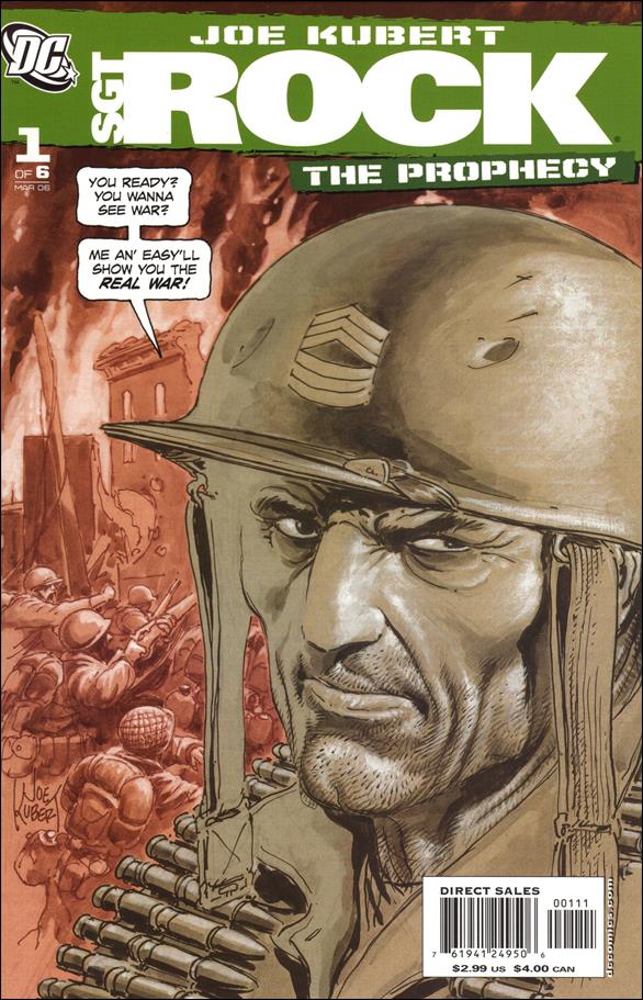 Sgt. Rock: The Prophecy issue 1 Joe Kubert Cover