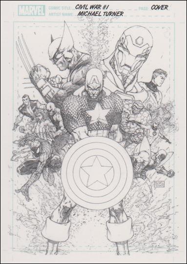 Marvel Universe 2011 (Artist Draft Subset) card AD1 Civil War #1