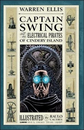 Captain Swing and the Electrical Pirates of Cindery Island issue 2-E Chicago Cover