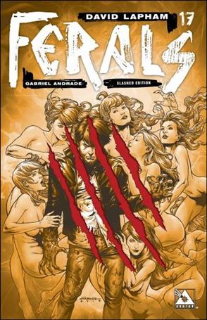 Ferals issue 17-D Slashed Cover 1:3