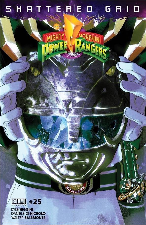 Mighty Morphin Power Rangers issue 25-D Goni Montes "Black Ranger" Cover