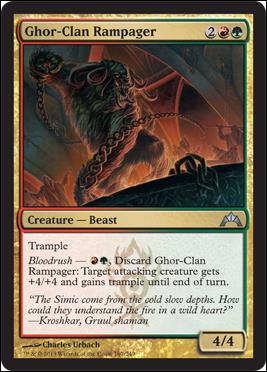 Magic the Gathering: Gatecrash (Base Set) card 167 Ghor-Clan Rampager