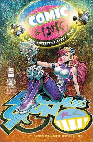 BubbleGun (2013) issue 1-D20 Mike Bowden Comic Ink Cover 1/1000