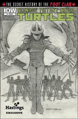 Teenage Mutant Ninja Turtles: The Secret History of the Foot Clan issue 1-E Kevin Eastman Hastings Sketch Cover 1/1000
