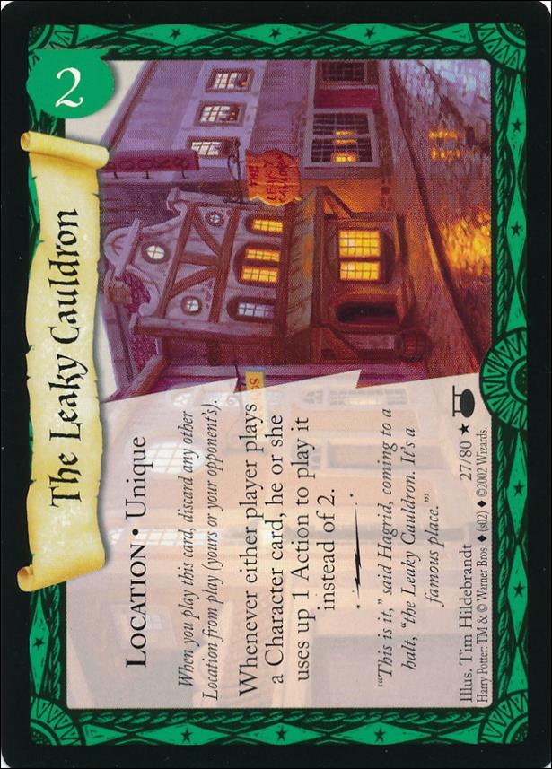 Harry Potter: Diagon Alley (Base Set) card 27 The Leaky Cauldron