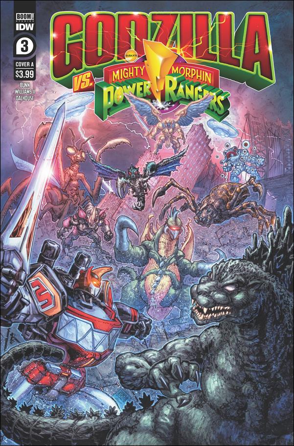 Godzilla vs the Mighty Morphin Power Rangers issue 3 Freddie Williams II Standard Cover