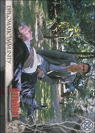 Complete Highlander (Base Set) card 117 Diplomatic Immunity