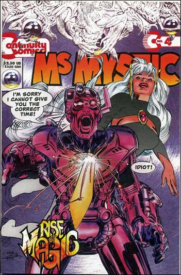 Ms. Mystic (1993) issue 4 Embossed Tyvek Cover