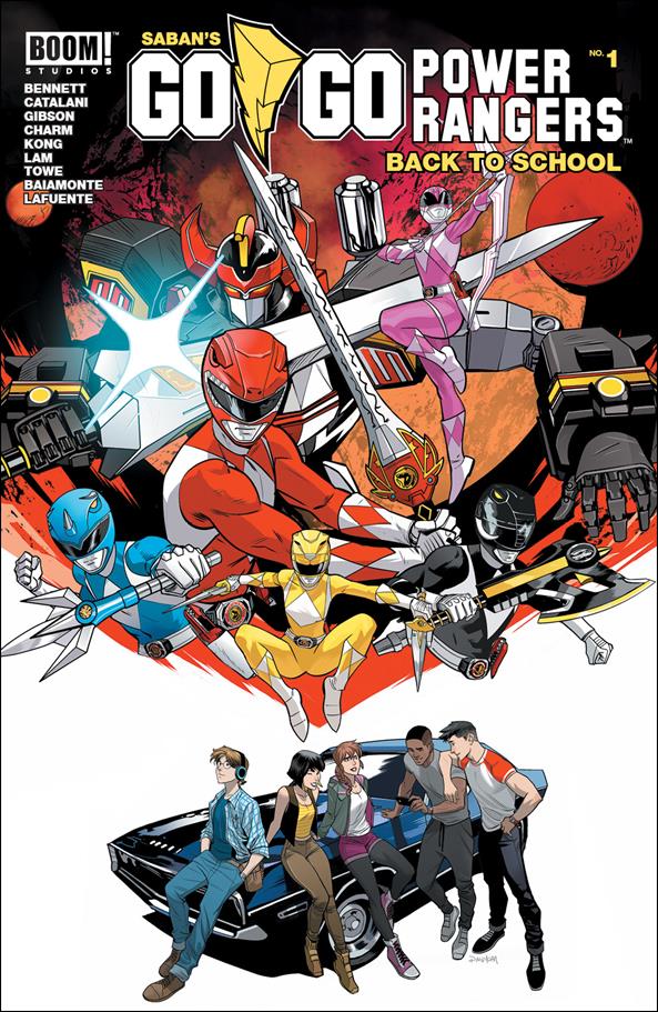 Saban's Go Go Power Rangers: Back to School issue 1 Dan Mora Cover
