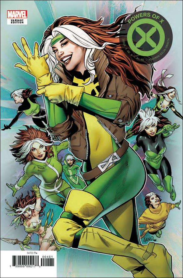 Powers of X issue 4-E Greg Land Cover