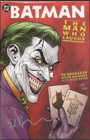 Batman: The Man Who Laughs issue 1-B Dynamic Forces (Signed by Ed Brubaker) 1/199