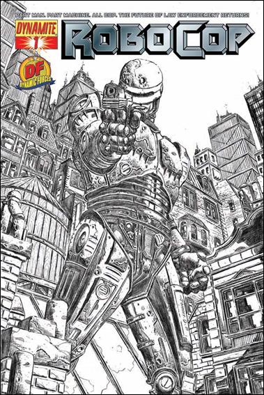 Robocop (2010) issue 1-E DF Johnny Desjardins Sketch Cover
