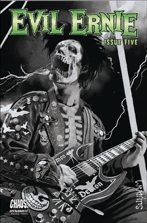 Evil Ernie (2021) issue 5-I Arthur Suydam 1:20 Black & White Cover