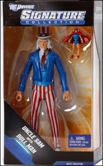 DC Universe: Signature Collection figure 8 Uncle Sam with Doll Man