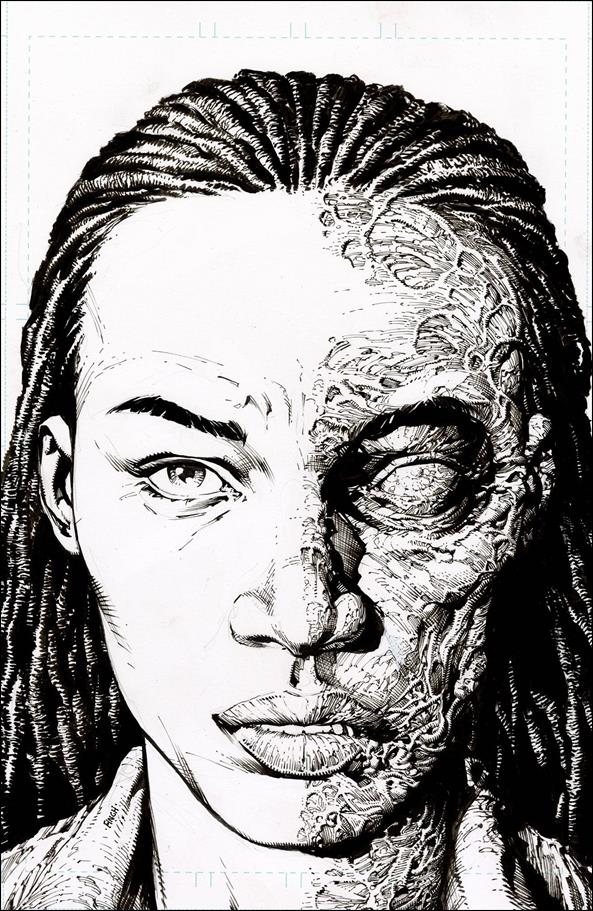 Walking Dead Deluxe issue 9-E David Finch 1:25 B&W Virgin Cover (2nd Printing)