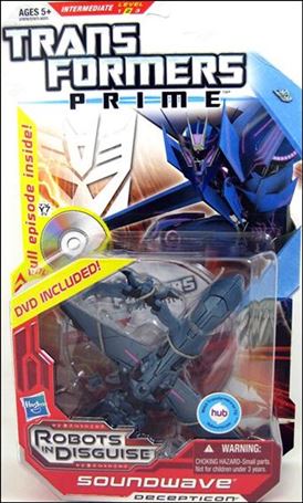 Transformers Prime (Deluxe Class) figure 2-B Soundwave with DVD