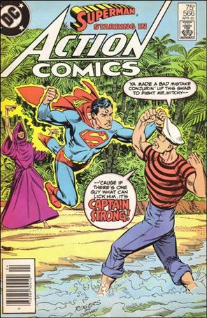 Action Comics (1938) issue 566-B Newsstand Cover