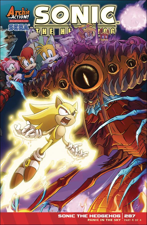 Sonic the Hedgehog (1993) issue 287 Dan Schoening Cover