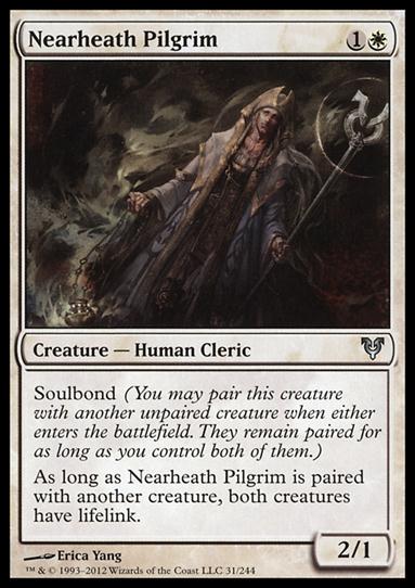 Magic the Gathering: Avacyn Restored (Base Set) card 31 Nearheath Pilgrim