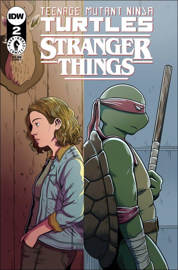 Teenage Mutant Ninja Turtles x Stranger Things issue 2-C Jenn Woodall Cover