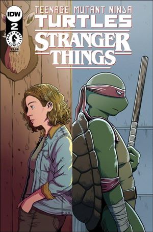 Teenage Mutant Ninja Turtles x Stranger Things issue 2-C Jenn Woodall Cover