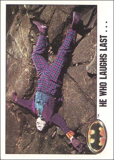 Batman: Series 1 (Base Set) card 130 He Who Laughs Last...