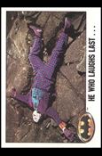 Batman: Series 1 (Base Set) card 130 He Who Laughs Last...