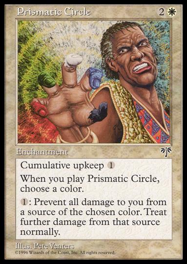Magic the Gathering: Mirage (Base Set) card 34 Prismatic Circle