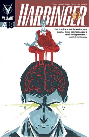 Harbinger (2012) issue 18 Michael Walsh Cover